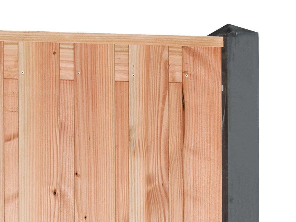 Hout-Beton schutting