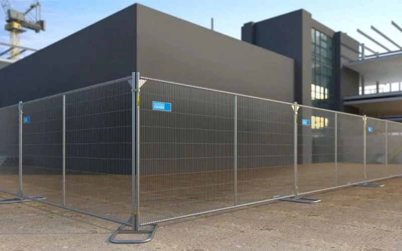 ZND Temporary Fence | ST612V | 6' x 12' | Anti-climb | Vertical Bar