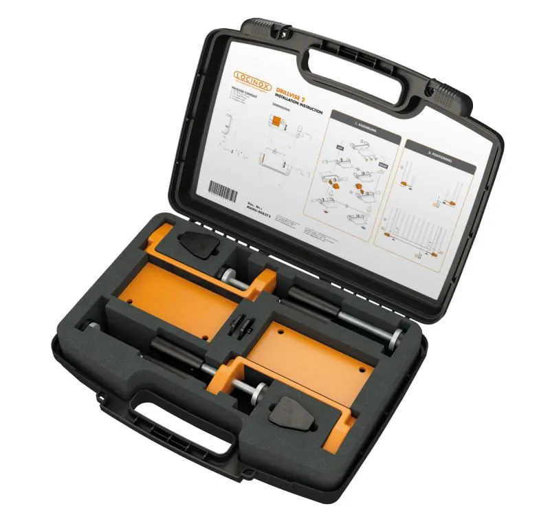 Locinox Drillvise-2 | Clamp set for gate frame positioning | Fenceweb