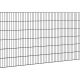 Dubbelstaafmat Light | Stekloos | Maas 50 x 200 mm | Breedte 2508 mm | Hoogte 1200 mm | RAL9005