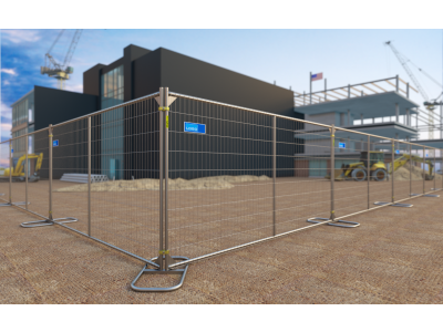 ZND Temporary Fence | Installer Pro | 6' x 12' | Anti-climb | Vertical Bar