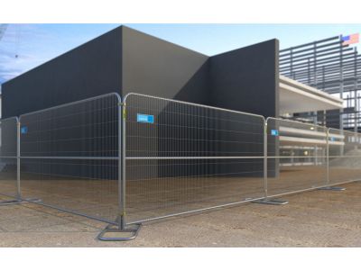 ZND Temporary Fence | Installer Max | 6' x 12' | Anti-climb | Horizontal Bar