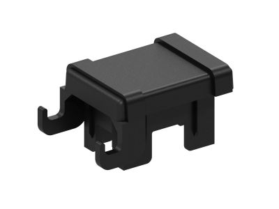 Fence post cap | 2-3/8" x 1-5/8" | With hooks