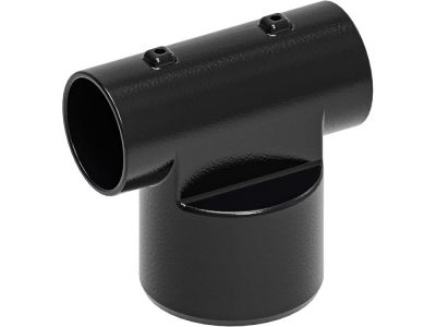 Top rail fence | T-connector | Ø 3-1/2" x Ø 2-3/8" | RAL9005