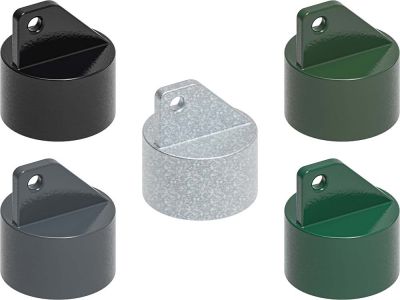 Fence post cap | Ø 2-3/8" | End & Brace
