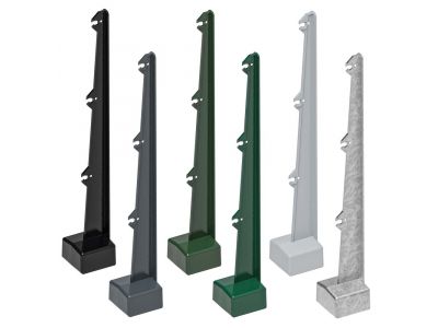 Barbed Wire Arm | 2-3/8" x 2-3/8" | 3 wire | Straight