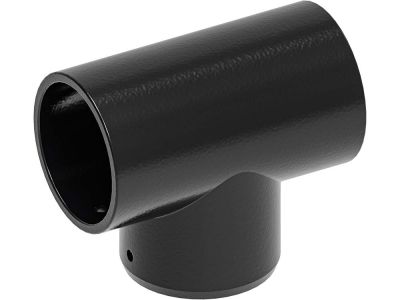 Top rail fence | T-connector | Ø 2-3/8" x Ø 2-3/8" | RAL9005