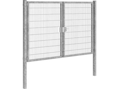 Dubbele tuinpoort | System | Breedte 3000 mm | Hoogte 1800 mm | Verzinkt