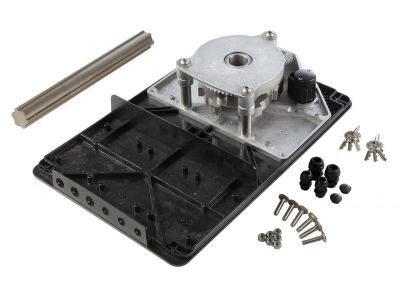 Locinox | TURNITEC base mechanism for 3-arm turnstile (120°)