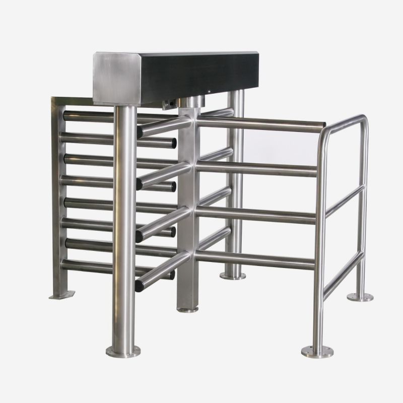 Turnstile single 1/2 high - 3 arm - galvanized