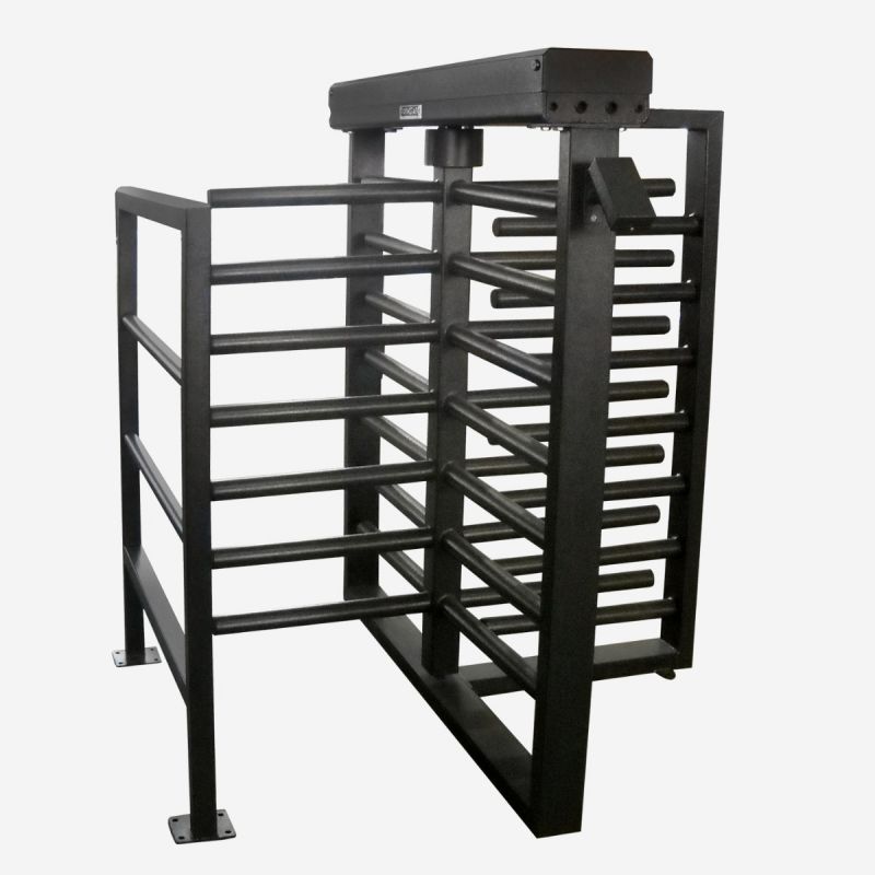 Turnstile single 3/4 high - 4 arm - galvanized