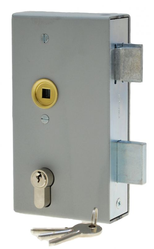 Weld-in double throw latch deadlock