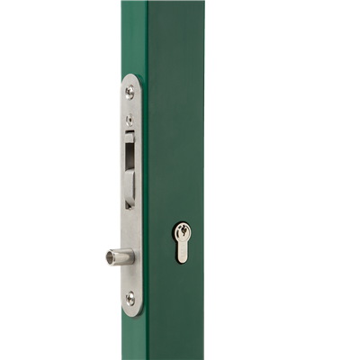 Gate lock | handleless insert | with hook | stainless steel