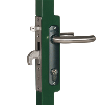 Gate lock | insert for weldingbox | 35 mm backset
