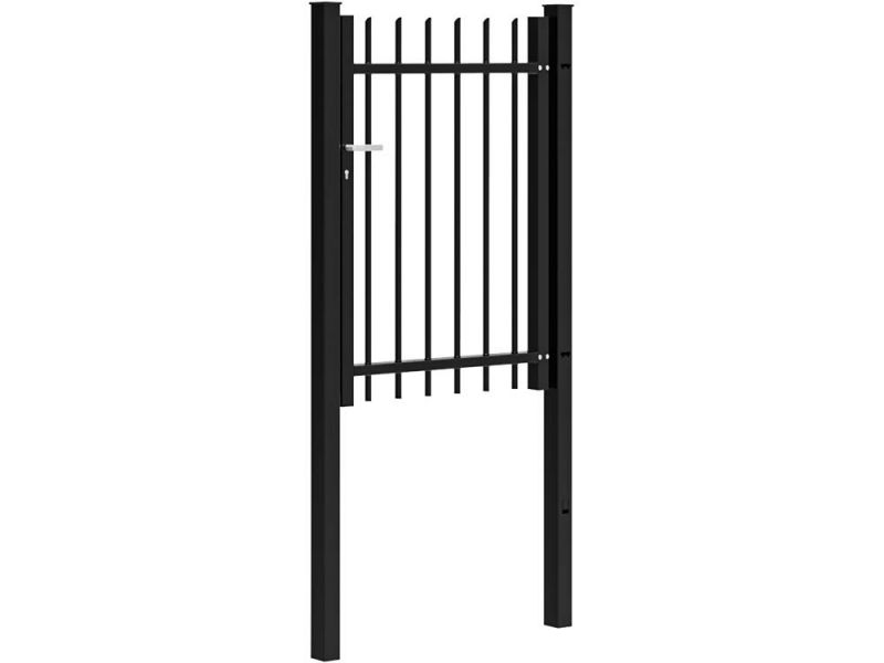 Single swing gate premium round 100cm wide