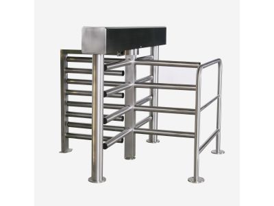 Turnstile single 1/2 high - 3 arm - galvanized