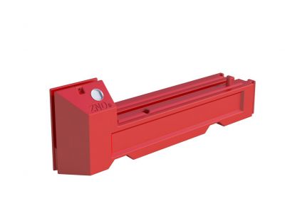 ZND Slot Block Barrier | Width 6' | Red