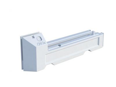 ZND Slot Block Barrier | Width 6' | White