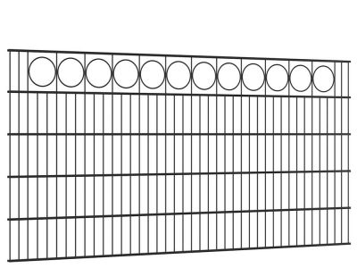 Sierhekwerk met ring 200 cm breed en 100 cm hoog