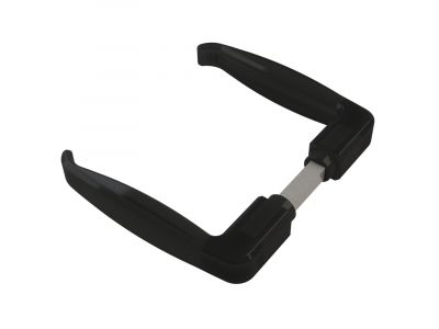 Black lever handle
