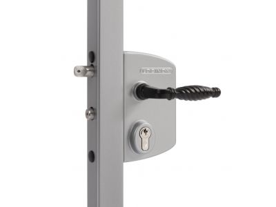 Locinox | Surface Mounted Gate Lock | 1-1/4" to 2" profile | with Zamac handle