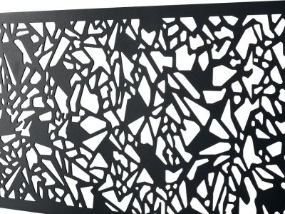 Decorative plate | Crystal | Aluminum