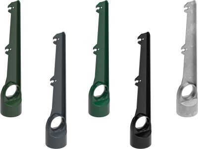 Barbed Wire Arm | Ø 2-3/8" | 2 wire | Straight