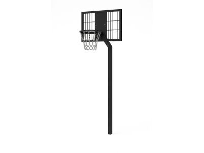 Basketbalpaal | Hoogte 305 cm | Verlengd | Gecoat