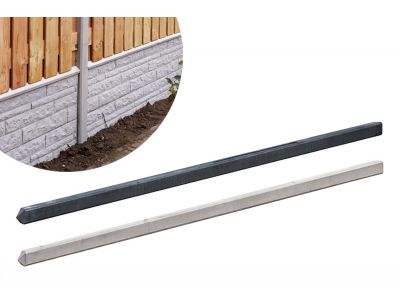 Betonpaal voor rotsmotief schutting 10 x 10 x 275 cm - gecoat