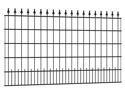 Sagitta Schmuckzaun | 2 Meter breit | RAL9005