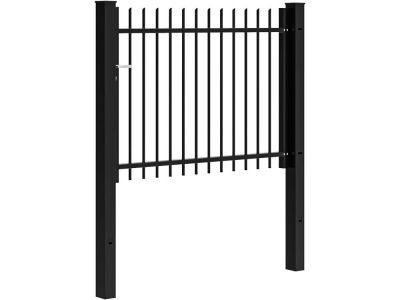 Single swing gate premium round 200cm wide