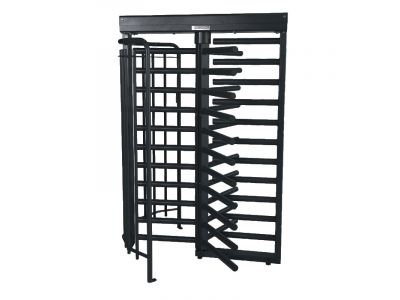 Turnstar | Turnstile Single | 3-arm | Incl. Card Holder | RAL9005