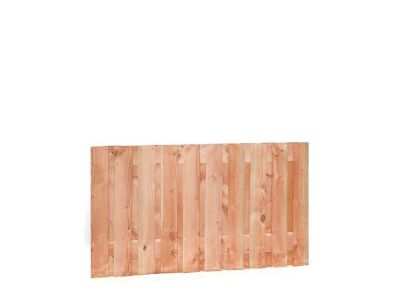 Douglas hout tuinscherm 21 planks verschillende hoogtes Rood bruin 90 cm