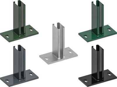 Base plate for post 6 x 4 cm