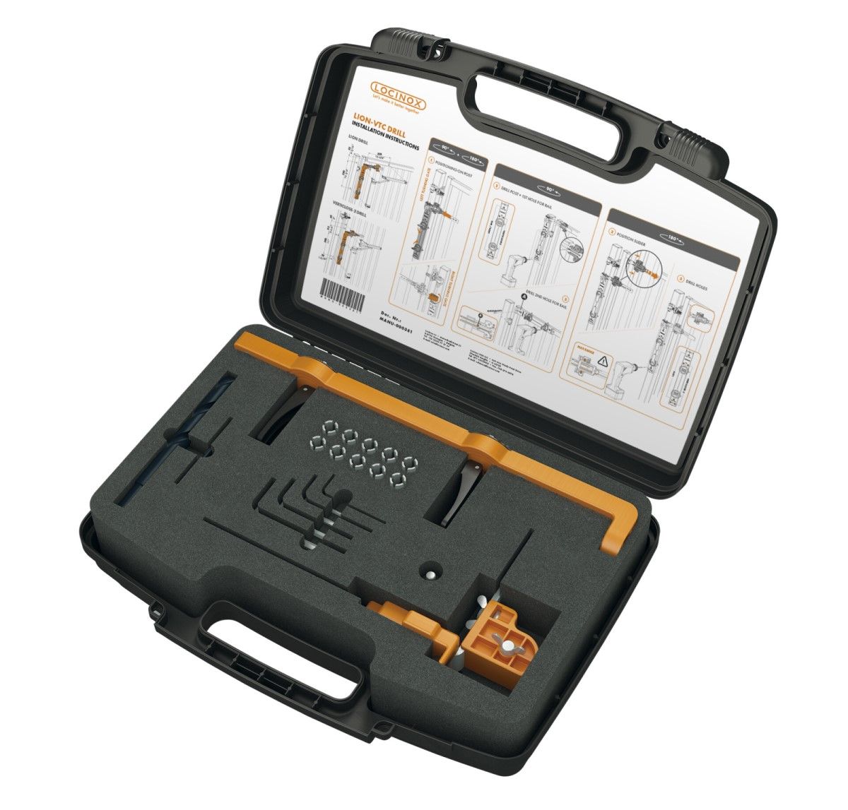 Locinox Drillvise-2 | Clamp set for gate frame positioning | Fenceweb